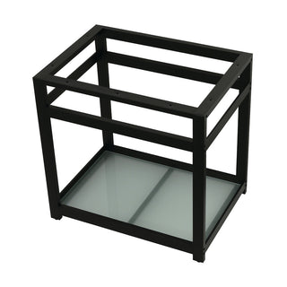 Kingston Commercial 31 Inch Console Sink in Black