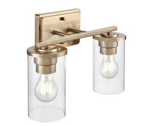 Verlana 14" Wide 2-Light Vanity - Modern Gold