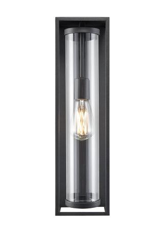 Caleb 1-Light Outdoor Wall Sconce Textured Black