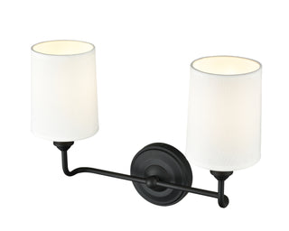 Leena 2-Light Vanity Matte Black