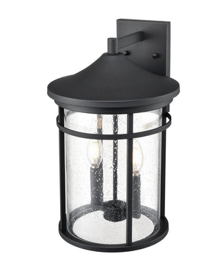 Namath 2-Light Outdoor Wall Sconce Textured Black
