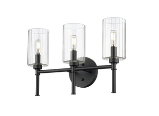 Chastine 3-Light Vanity Matte Black
