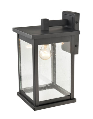 Bowton 1-Light Outdoor Wall Sconce Powder Coated Black