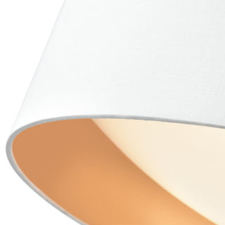 Rosata 20" Wide LED Flushmount Light - White
