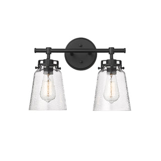 Amberose 2-Light Vanity Matte Black