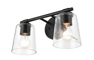 2-Light Vanity Matte Black