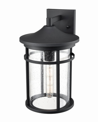Namath 1-Light Outdoor Wall Sconce Textured Black