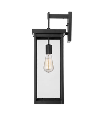 Barkeley 1-Light Outdoor Wall Sconce Powder Coated Black