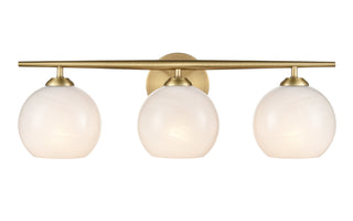 Kimorra 3-Light Vanity Vintage Brass