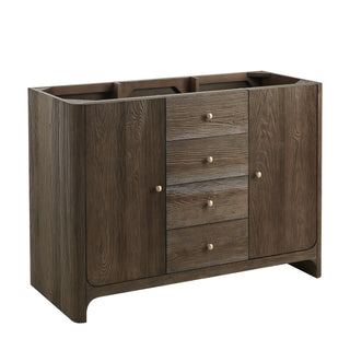 48 Inch Gracyn Freestanding Vanity in Sable / White Zeus Top