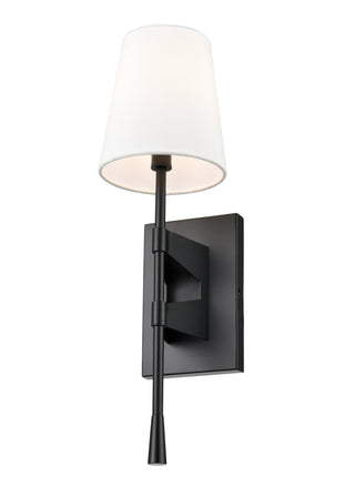 1-Light Wall Sconce Matte Black