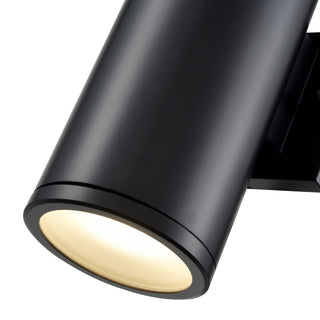 Vegas LED Outdoor Wall Sconce Powder Coated Black