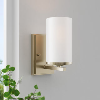 Verlana 8.75" High 1-Light Wall Sconce - Modern Gold