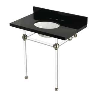 Templeton 36 Inch Console Sink in Brushed Nickel