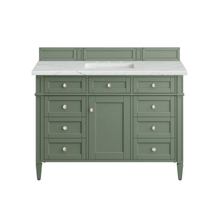 48 Inch Brittany Freestanding Vanity in Smokey Celadon / Ethereal Noctis Top