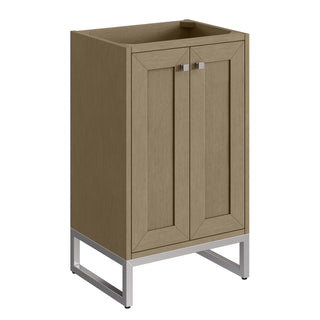19.75 Inch Chianti Freestanding Vanity in Walnut Whisper / White Glossy Top
