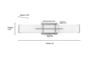 Tocco Vanity Light Selectable 3 CCT Integrated LED Modern Gold