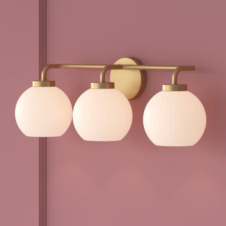 Oprah 3-Light Vanity Vintage Brass