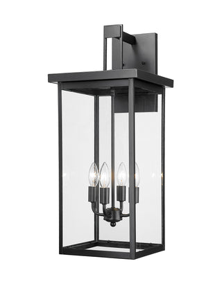 Barkeley 4-Light Outdoor Wall Sconce Powder Coated Black