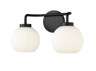 Oprah 2-Light Vanity Matte Black