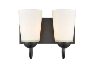 Ivey Lake 2-Light Vanity Matte Black