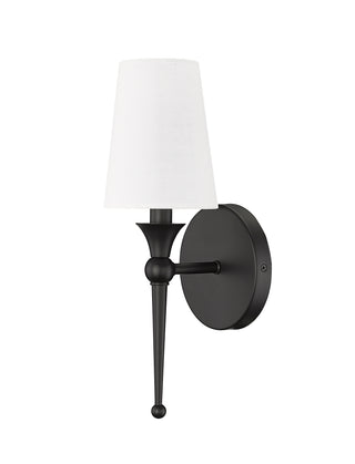 1-Light Wall Sconce Matte Black
