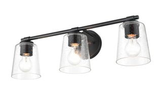 3-Light Vanity Matte Black