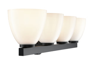 Apria 33" Wide 4-Light Vanity - Matte Black