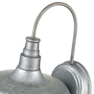 1-Light Outdoor Wall Sconce Galvanized