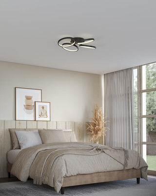4-ring flush mount, 5CCT - Gold