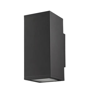 Vegas 1-Light Outdoor Wall Sconce Powder Coated Black