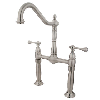 Victorian Vessel Faucet in Brushed Nickel