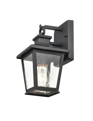 Bellmon 1-Light Outdoor Wall Sconce Powder Coated Black