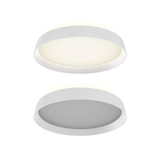 Aurora 12in Dual-Light Dimmable LED Flush Mount, 5CCT - White