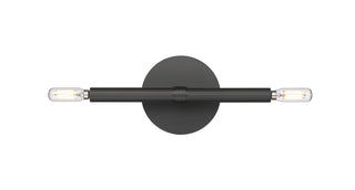 Skyva 5.75" High 2-Light Wall Sconce - Matte Black