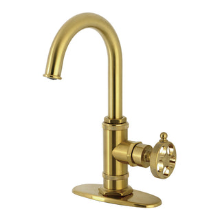 Wendell Bar Prep Faucet in Brushed Brass