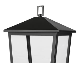 Munger 23" High 1-Light Outdoor Post Lantern - Powder Coated Black