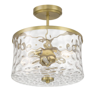 Clarvyn 12" Wide 2-Light Semi-Flush Mount