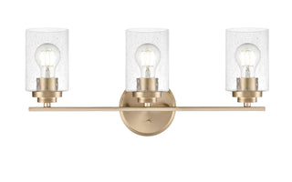 Moven 22" Wide 3-Light Vanity - Modern Gold