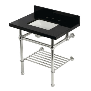 Templeton 30 Inch Console Sink in Polished Nickel