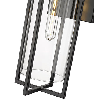Russell 1-Light Outdoor Wall Sconce Powder Coated Black