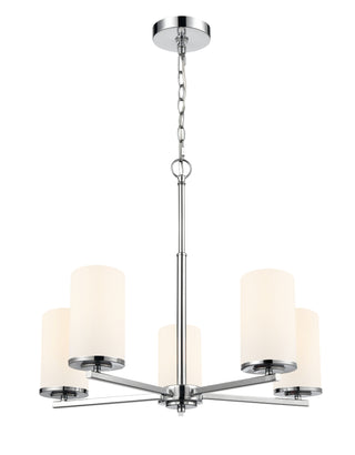 Verlana 24" 5-Light Chandelier - Chrome