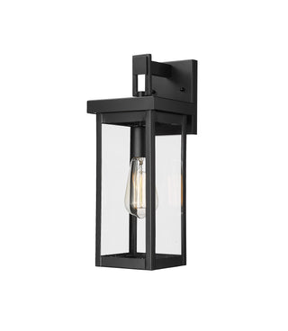 Barkeley 1-Light Outdoor Wall Sconce Powder Coated Black