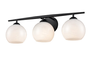 Kimorra 3-Light Vanity Matte Black