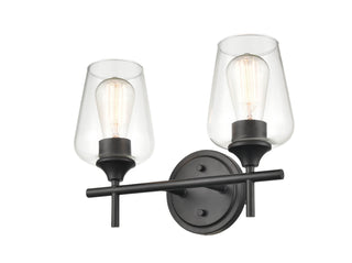 Ashford 2-Light Vanity - Matte Black