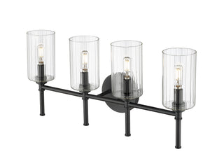 Chastine 4-Light Vanity Matte Black