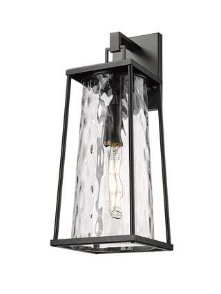 Dutton 1-Light Outdoor Wall Sconce Powder Coated Black
