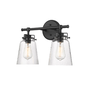 Amberose 2-Light Vanity Matte Black