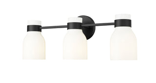 Corella 3-Light Vanity Matte Black