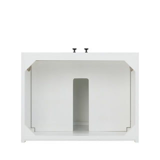 23.63 Inch Chianti Freestanding Vanity in Glossy White /  Top